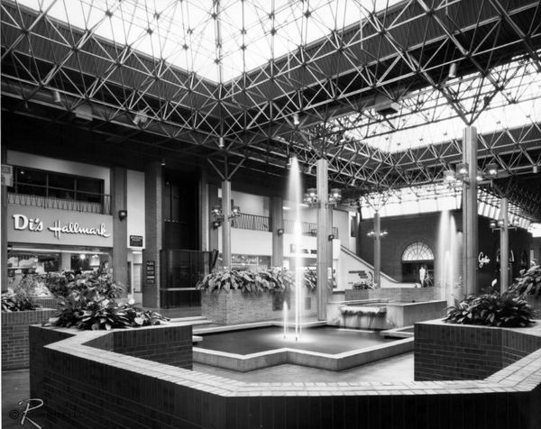 Muskegon Mall - Old Bw Photo Of Mall (newer photo)